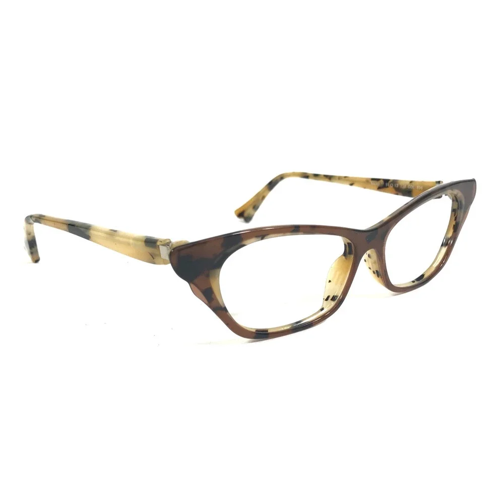 Face A Face Eyeglasses Frame NAIAD COL. 896 Safari Tortoise Cat Eye 51-13-138